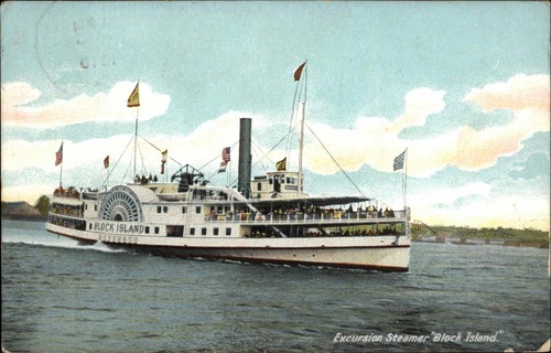 Cartolina excurion nave - excurion, a