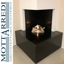 BRUCIATORE QUADRATO ACCIAIO SATINATO MAISON FIRE 2 LITRI - Chiama x sconto