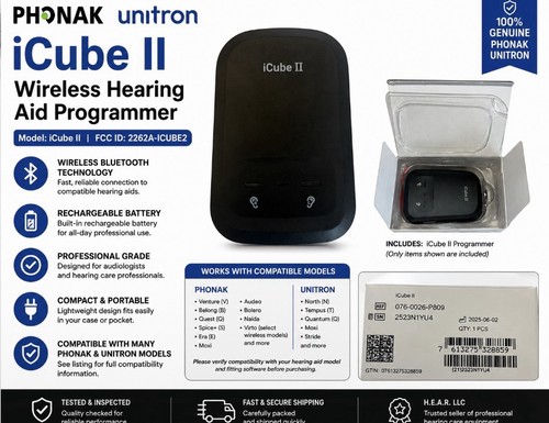 Phonak unitron icube - unitron, ii