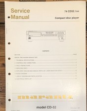 Marantz CD-52 CD52 Lettore CD