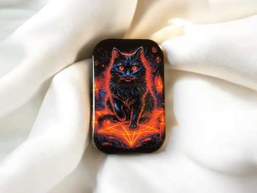 Gatto strega rituale - gatto, •