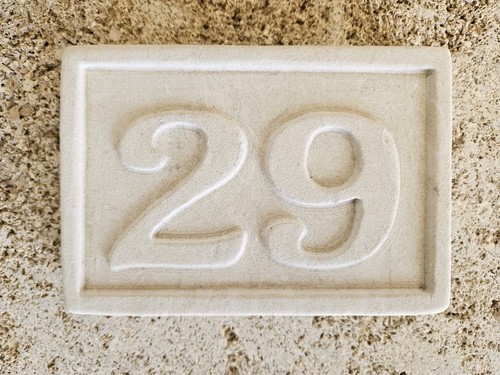 Numero civico pietra - numero, in