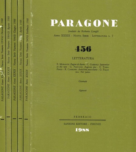 Paragone rivista mensile di - rivista,