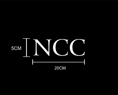 Adesivo sticker ncc noleggio - ncc,