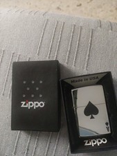 ACCENDINO ZIPPO Asso Di Picche. CLASSICO A BENZINA