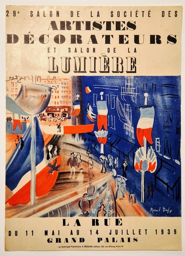 Raoul dufy rue affiche - la, rue.