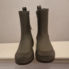 WOMENS ZARA UK 2 EU 35 KHAKI