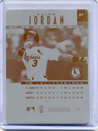 1997 pinnacle brian jordan - jordan,