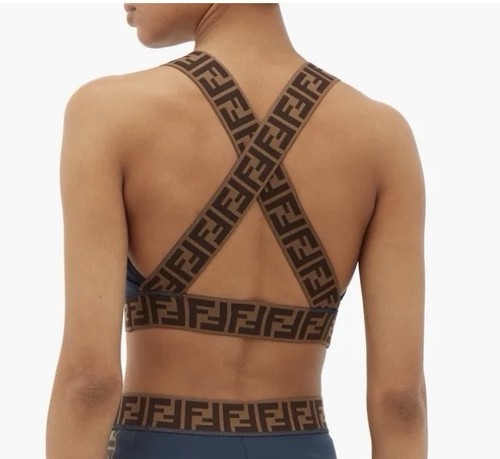 Top reggiseno fendi monogram - top,