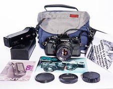 Yashica quartz nera - fx-d, con