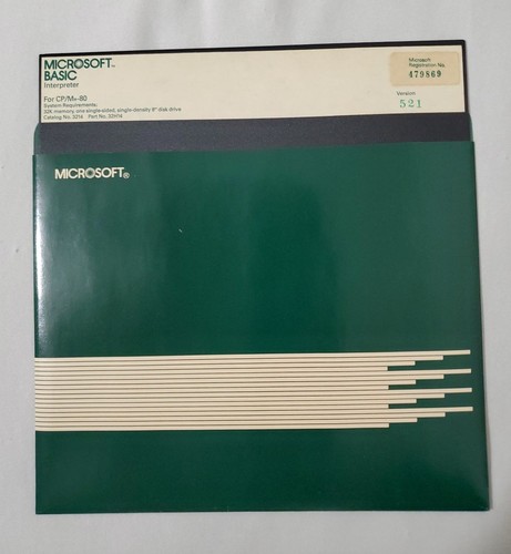 Vintage microsoft basic - microsoft,
