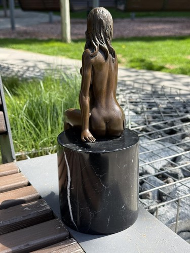 Statua bronzo donna scultura - statua,
