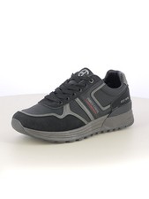 Sneakers stringate uomo nero