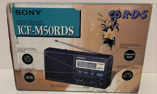 Sony icf m50rds radio digitale - sony,