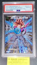 DRAGONBALL PSA 10 SS4 GOGETA,PRISMATIC BURST EX19-22 EX SPECIAL ANNIVERSARY BOX
