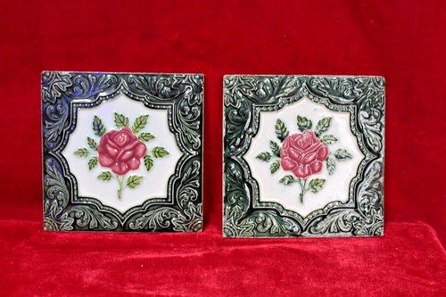Piastrelle fiori ceramica - fiori,