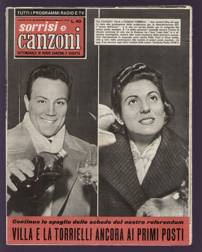 Sorrisi 1958 claudio - claudio, villa