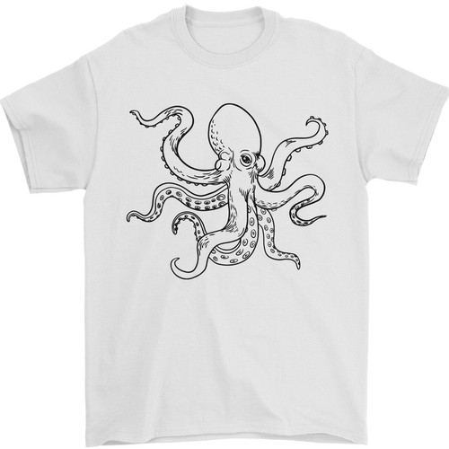 Shirt uomo octopus ouline - da,