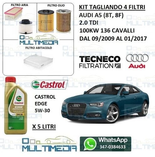 Kit tagliando filtri olio - filtri,