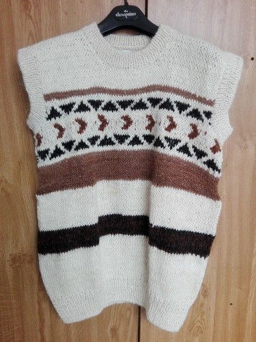 Gilet 100 lana alpaca - gilet,