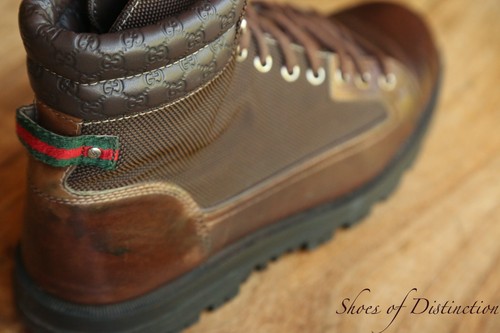 Stivali stringati gucci - stringati, gg