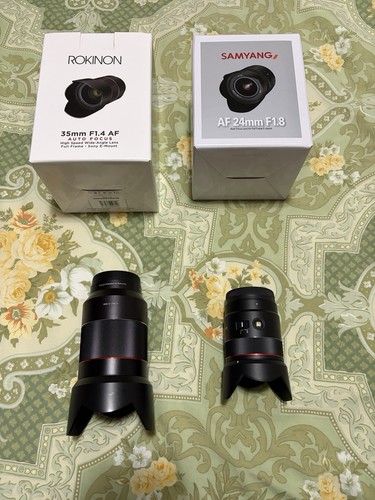 Samyang 24mm rokinon 35mm - &,