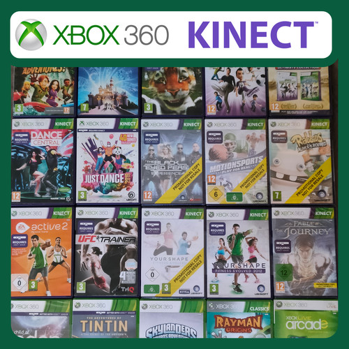 Xbox 360 kinect family games - e,