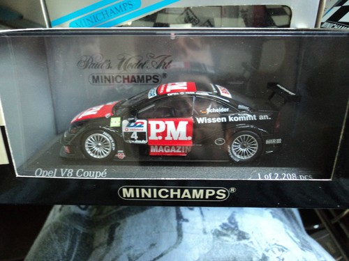 Minichamps opel v8 coupe - minichamps, 1/43