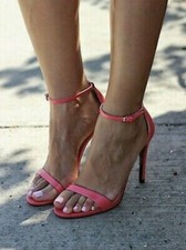 Zara Rosa Pelle Caviglia