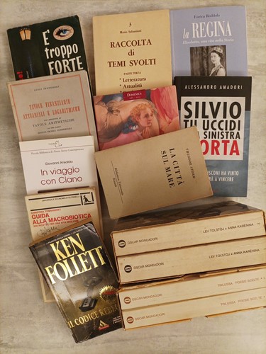 Lotto libri misti cui - di,