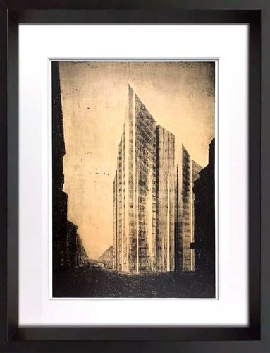 Litografia mies van - mies, rohe