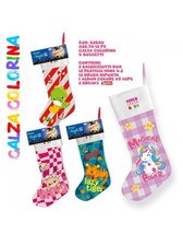 CALZA BEFANA TINTA UNITA COLORINA