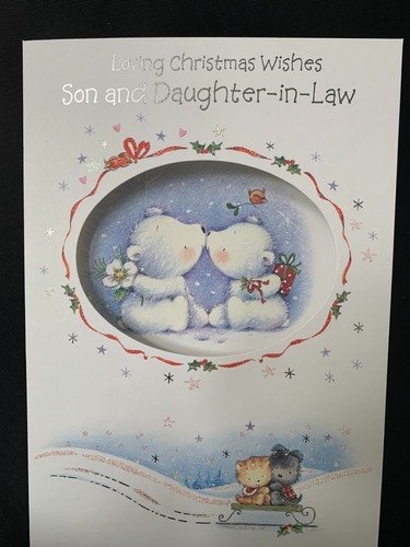 Biglietto natale figlio e - figlio,