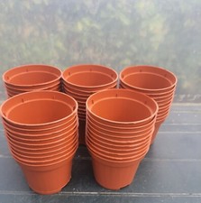 50x Vasi plastica  Ø cm 10x7,5 litri 0,45 cactus, fiori, aromatiche - 50 vasi