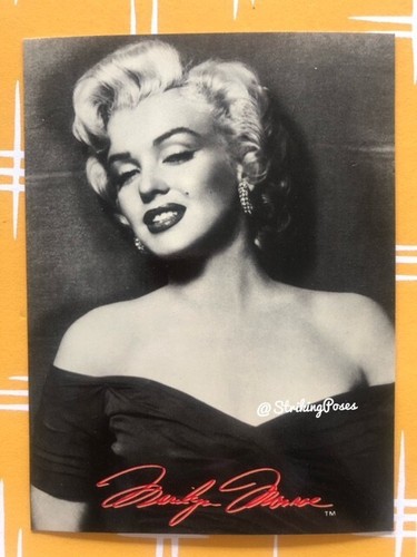 Marilyn monroe 1980s postcard - monroe,
