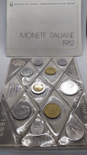 Italia serie monete lire - italia,
