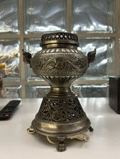 Antica Lampada In Peltro