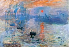 Claude Monet Impressione Alba Dipinto Poster Wall Art Ristampa A3 A4 A5