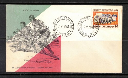 Italia repubblica 1968 fdc - italia,