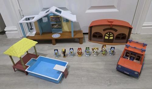 Bluey playset bundle figure - bluey,