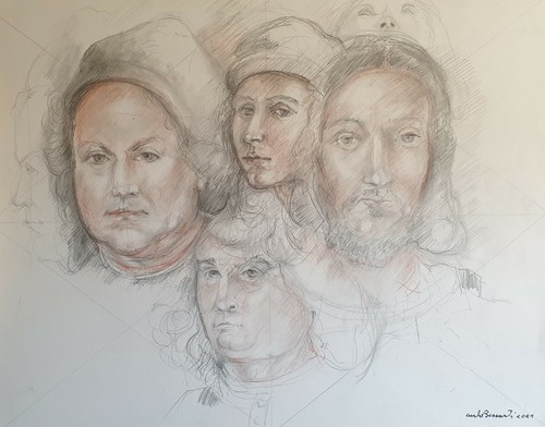 Disegno sanguigna di - sanguigna,