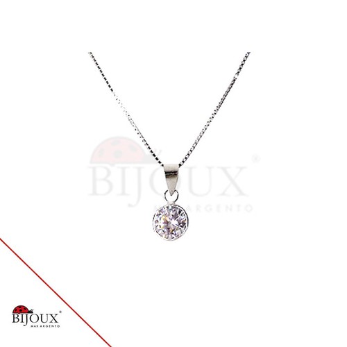 Collana punto luce argento - punto,
