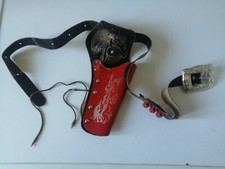 N. 2 CINTURONE WESTERN CON FONDINA in cartone - Anni 70 -Per Ragazzi / Carnevale