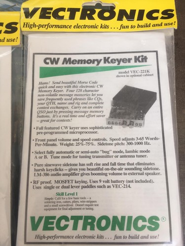 Vectronics vec 221k - vectronics, kit