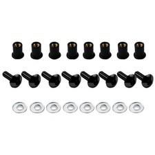 SET VITI + GOMMINI NERI PER