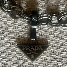 Vintage Y2K Prada chain-mesh belt