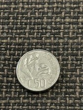 Micro Moneta 50 Lire  Città