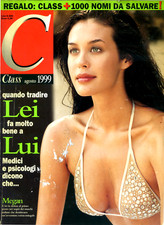 " CLASS Rivista N°8/ AGO.1999 " MEGAN GALE - NAOMI CAMPBELL - AISTE MISEVICIUTE
