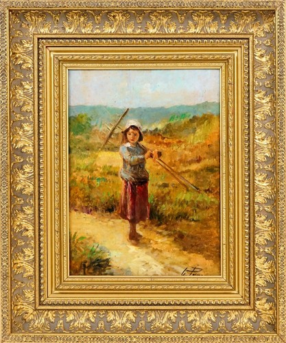 Dipinto olio tavola - dipinto,