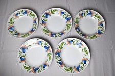 S5789 SET 5 PIATTI FONDI IN PORCELLANA RICHARD GINORI SERVITO SERVIZIO